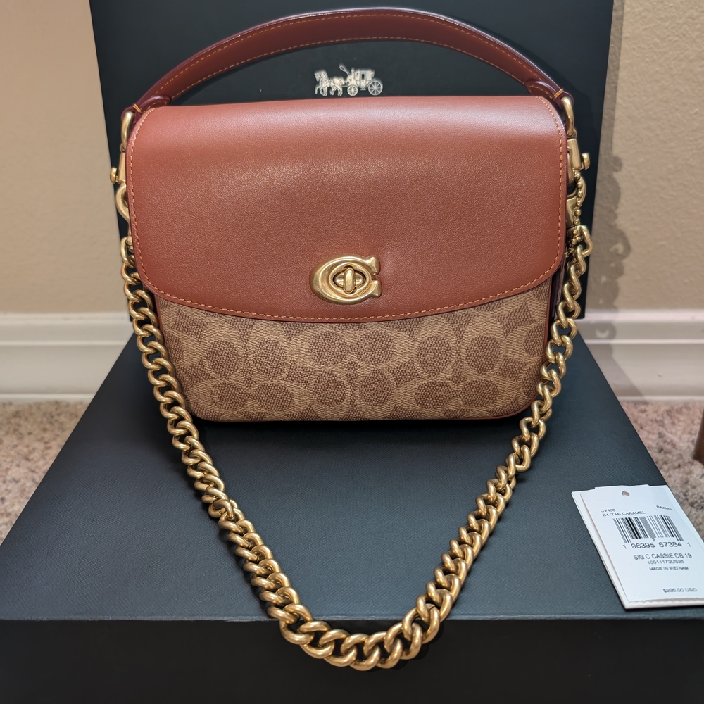 Coach Cassie 19 Signature Canvas Crossbody Bag